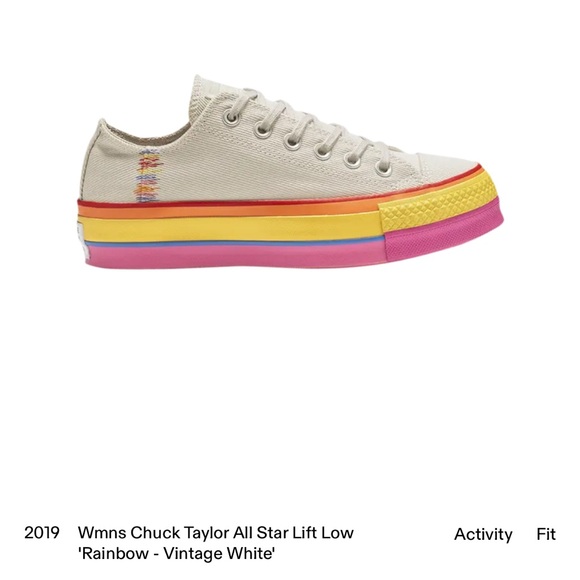 rainbow platform converse - Picture 6 of 6